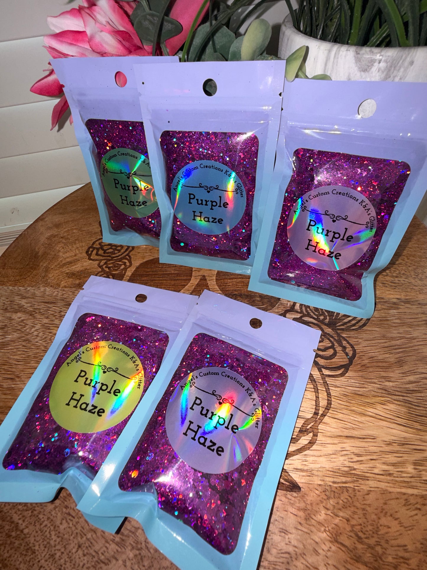 Purple Haze Glitter Sample