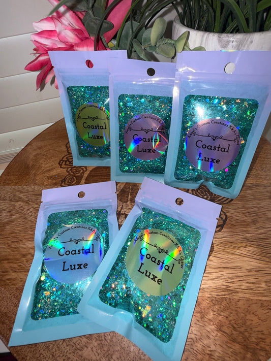Coastal Luxe Glitter Sample