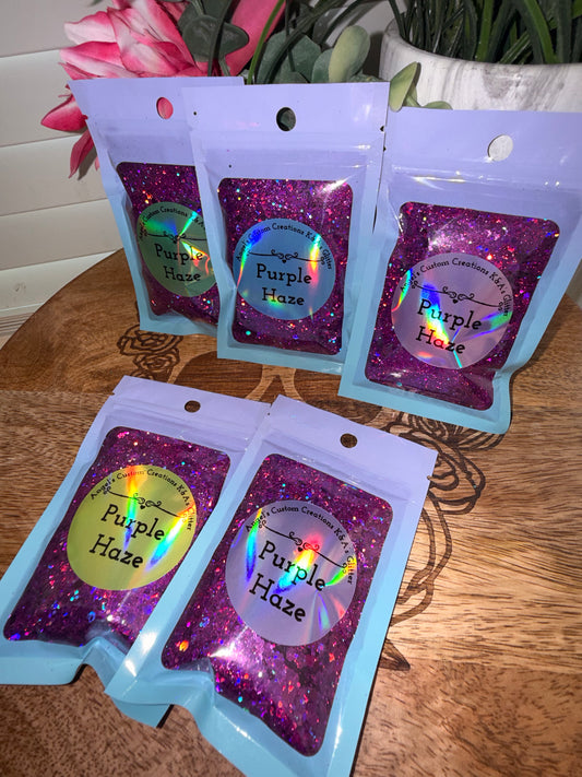 Purple Haze Glitter Sample