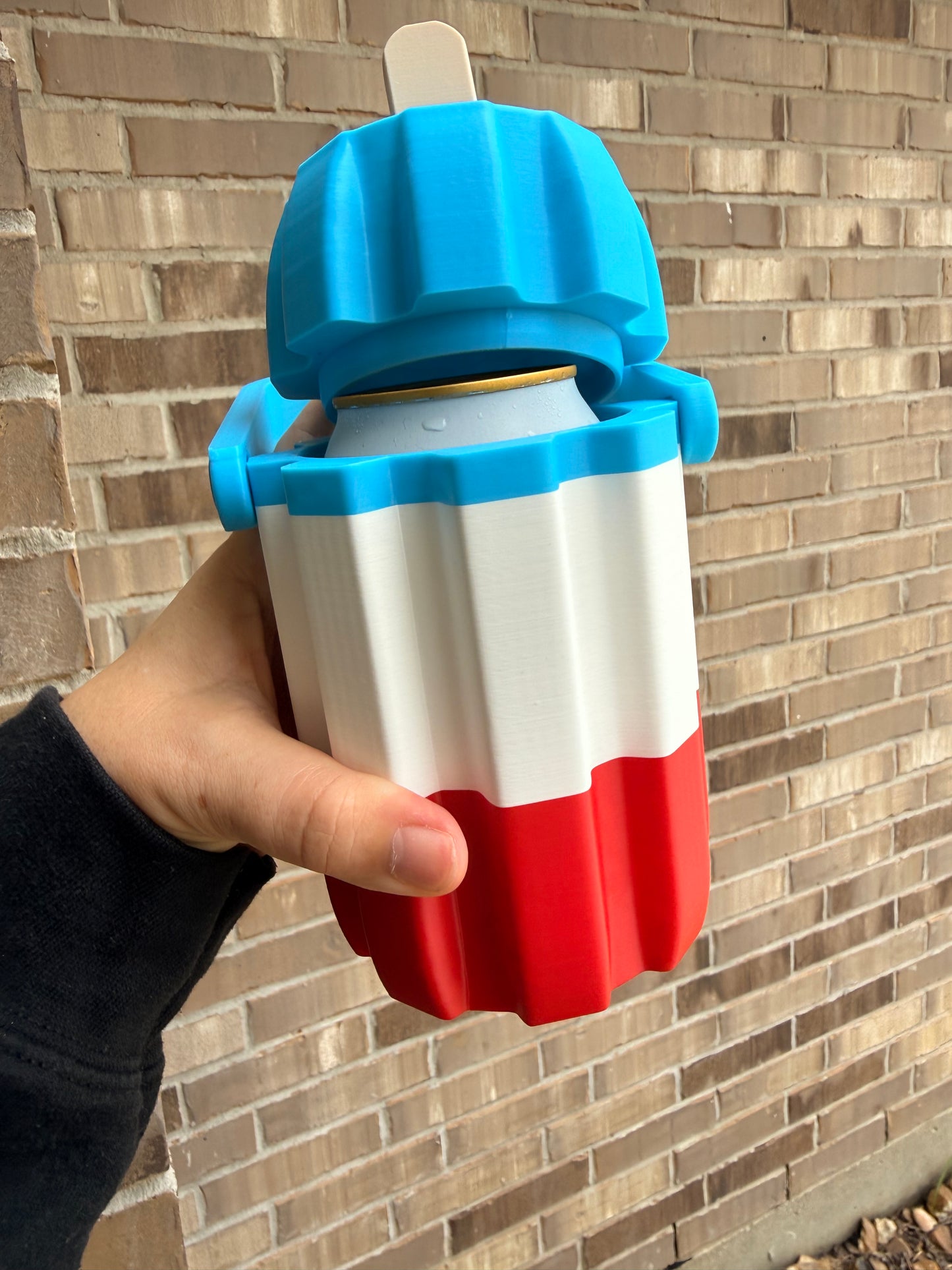 Popsicle can hold holder